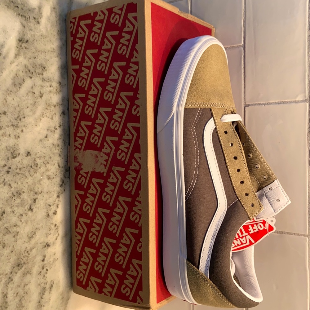 Vans Old Skool Tan/Olive/Black size 11
